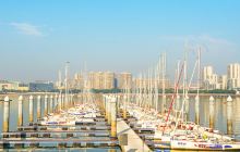 五缘湾游海帆船出海