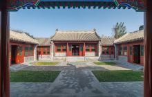 北京参观四合院